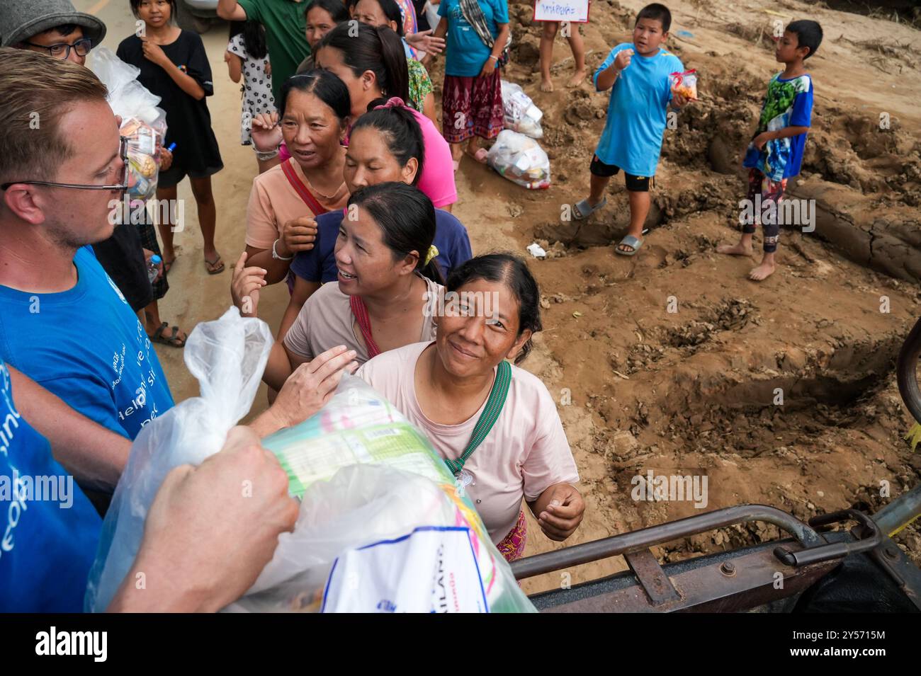September 17, 2024, Chiang Rai, Thailand: A woman is seen happy while ...
