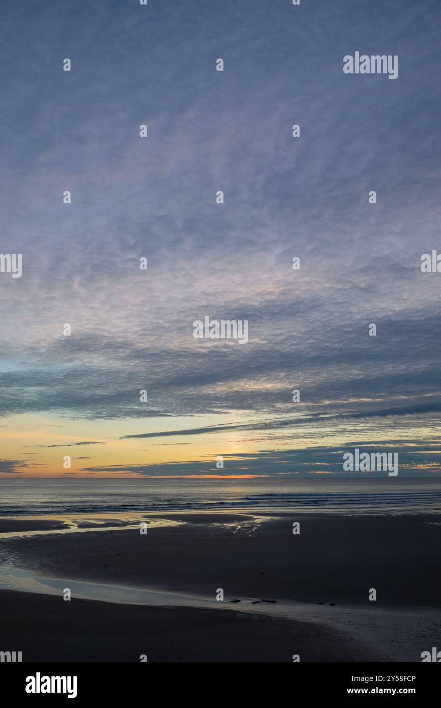 Serene beach scene unfolds soft hi-res stock photography and images - Alamy