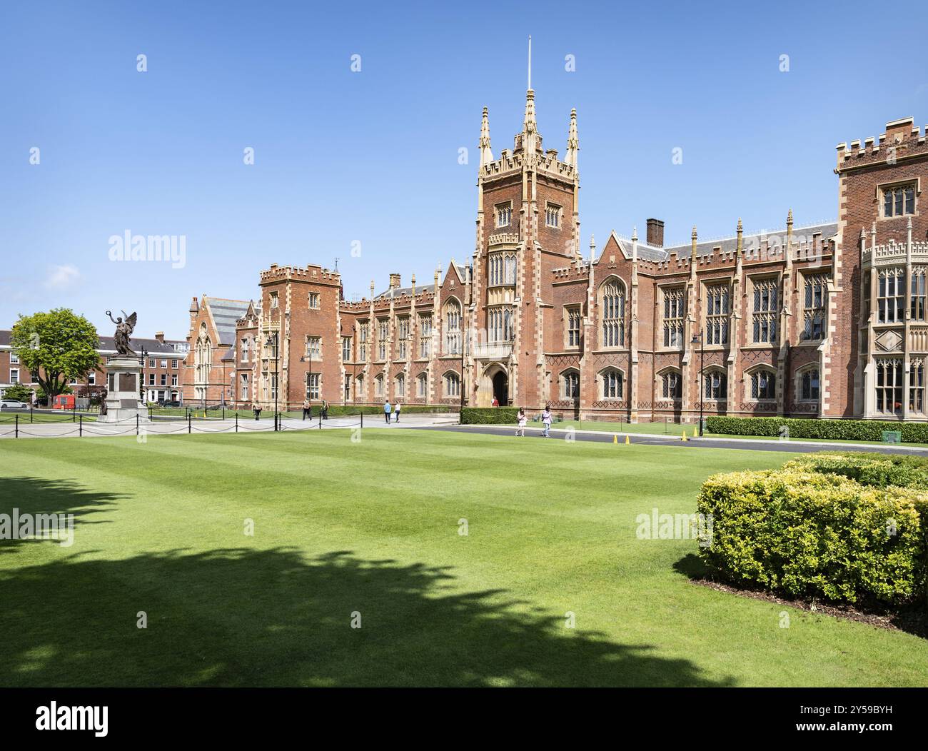 The Lanyon Building, Queen's University, Belfast, Northern Ireland Stock Photo