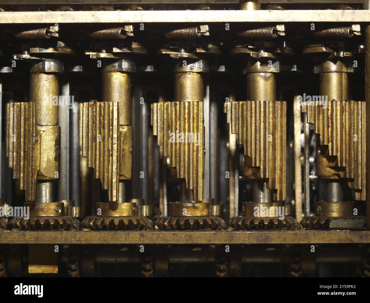 Old graduated roller screen Stock Photo - Alamy