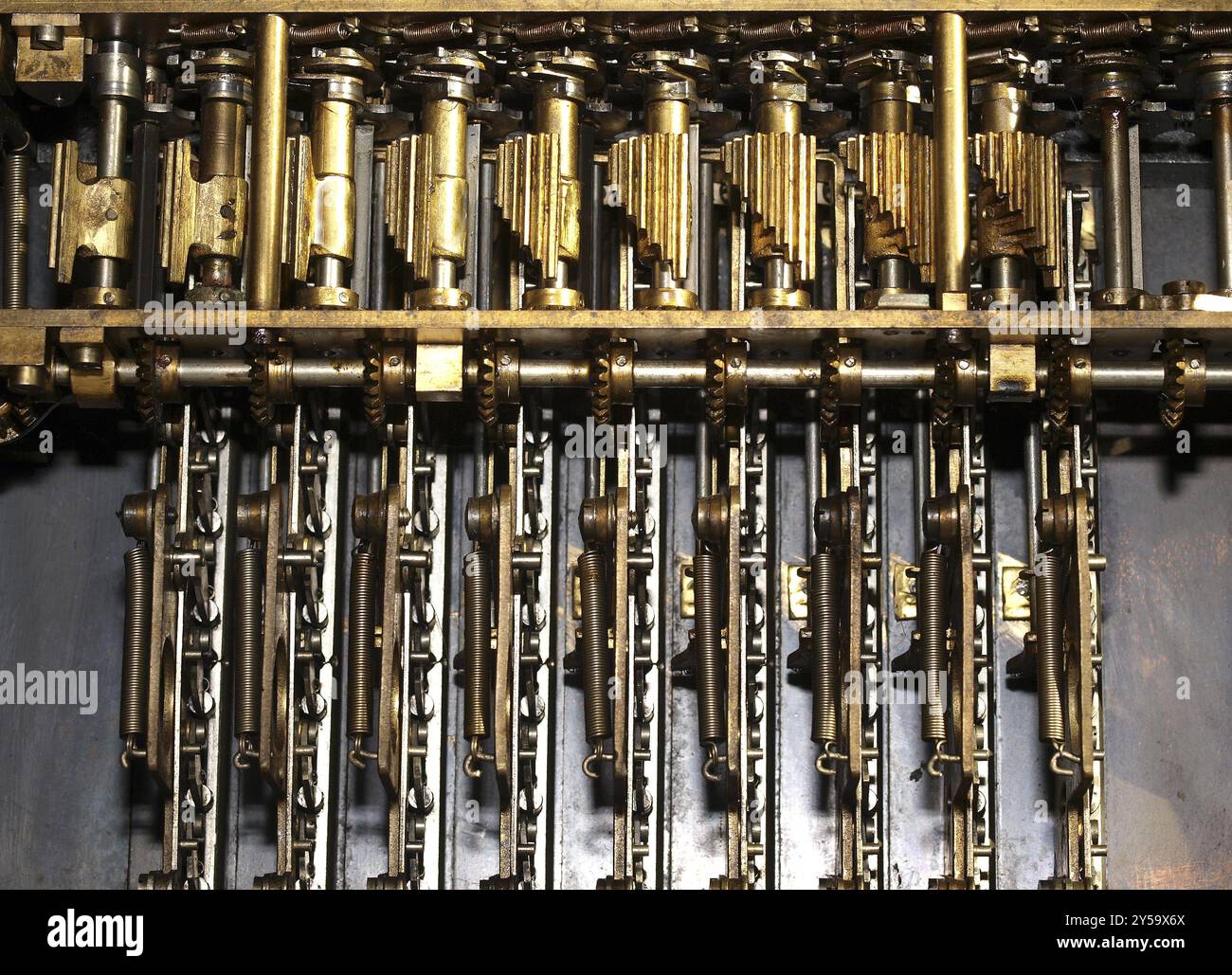 Old graduated roller screen Stock Photo - Alamy