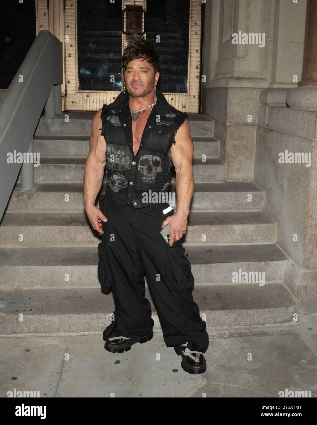 David Barton attends David Barton and Susanne Bartsch Host Celebration of David Barton's Birthday and NYC Council's “David Barton Day” at Gym U in New York, NY on September 19, 2024. (Photo by David Warren /Sipa? USA) Credit: Sipa USA/Alamy Live News Stock Photo