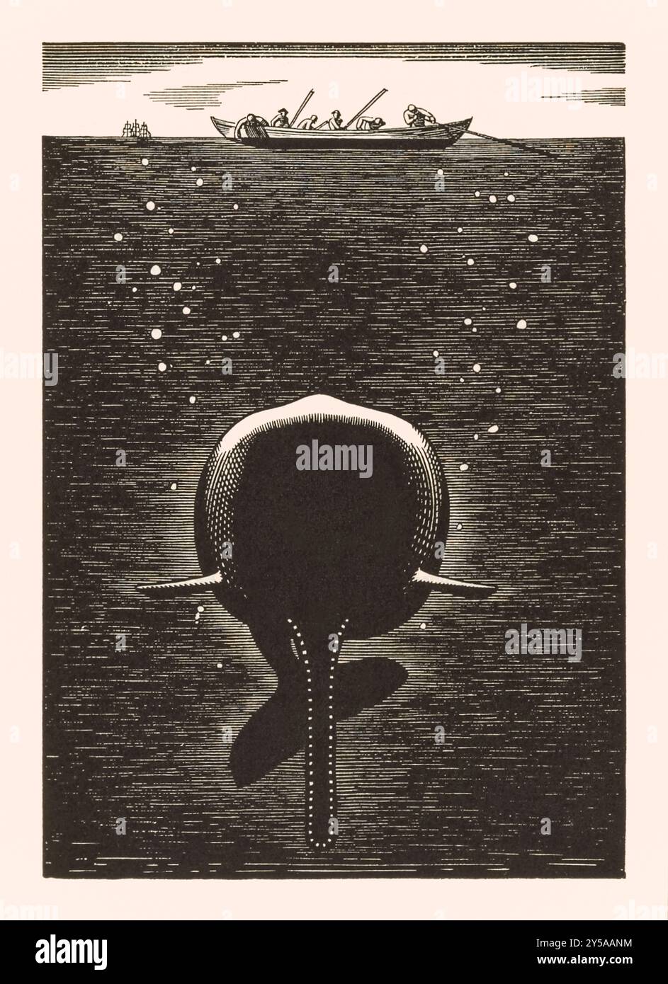 ‘Moby-Dick’ illustration by Rockwell Kent (1882–1971) from the 1930 ...
