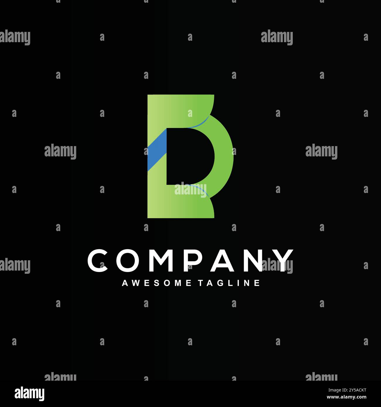 Letter D logo design for your business Stock Vector