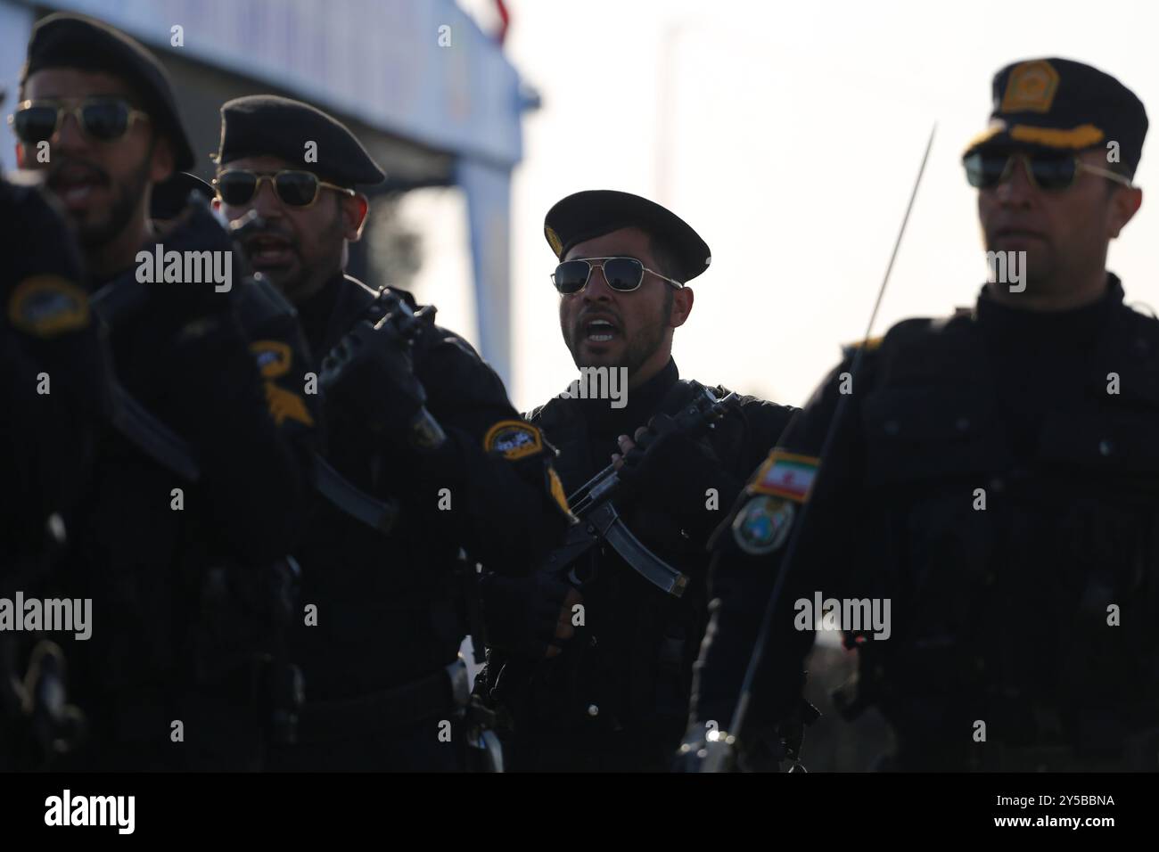 Iran Police Ranks Tehran, Iran. 21st Sep, 2024. Iranian Police Special Force Units march ...
