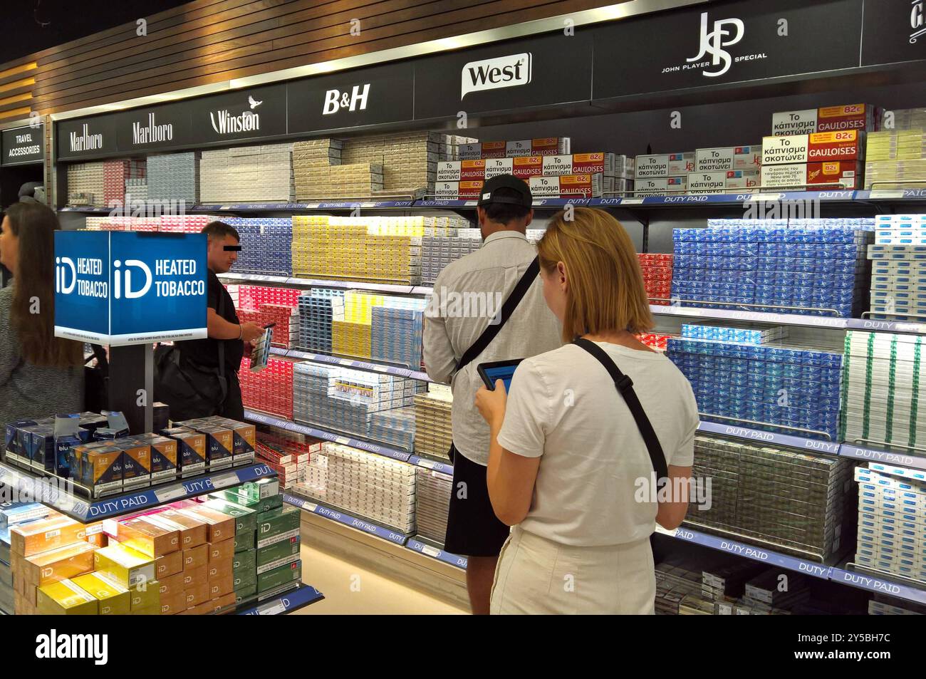 tobacco prices in rhodes duty free Rhodes duty free hi-res stock photography and images