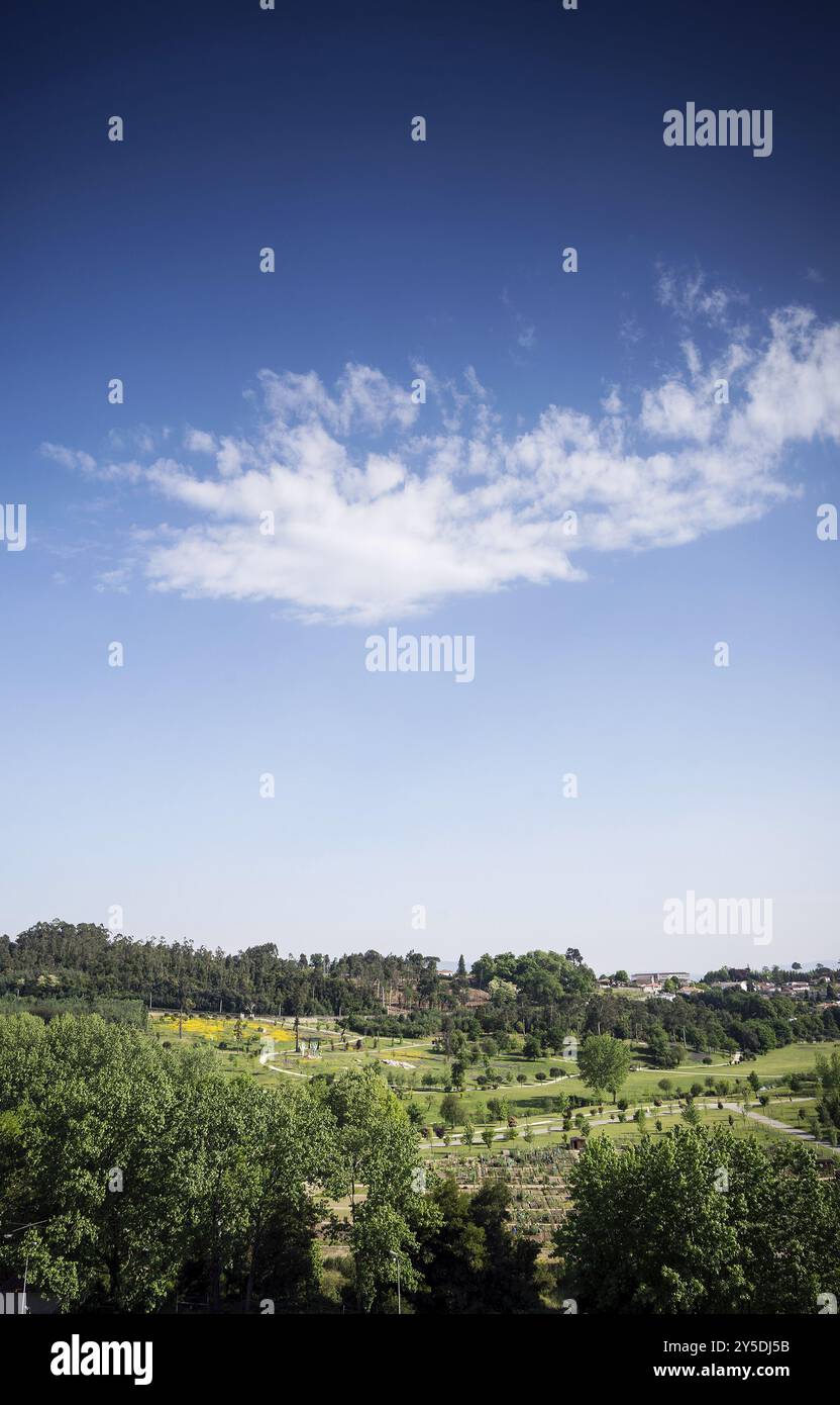 City park rural landscape of vila nova de famalicao north portugal ...
