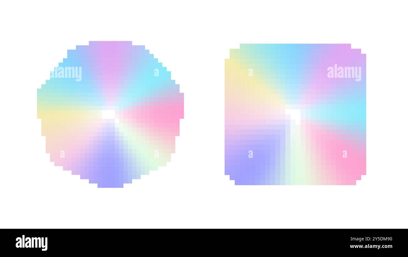Pixel art pastel colors hi-res stock photography and images - Alamy