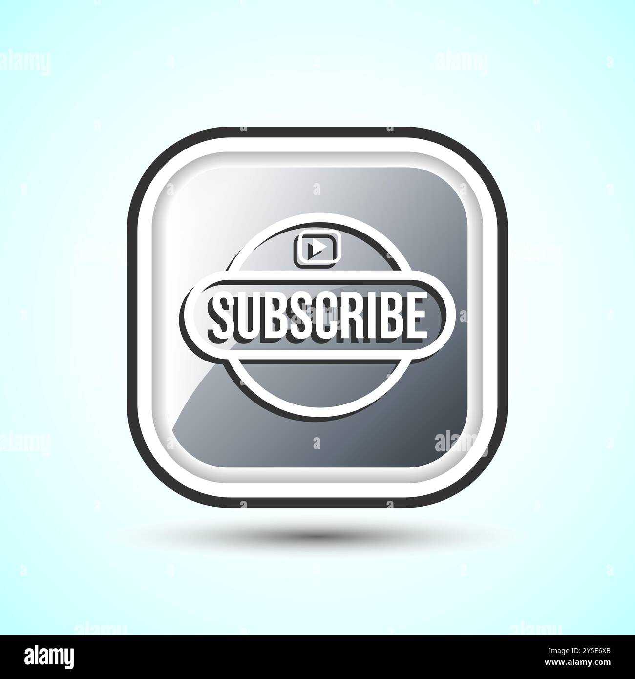 Subscribe Icon Button Design Illustration Subscribe Channel Button ...