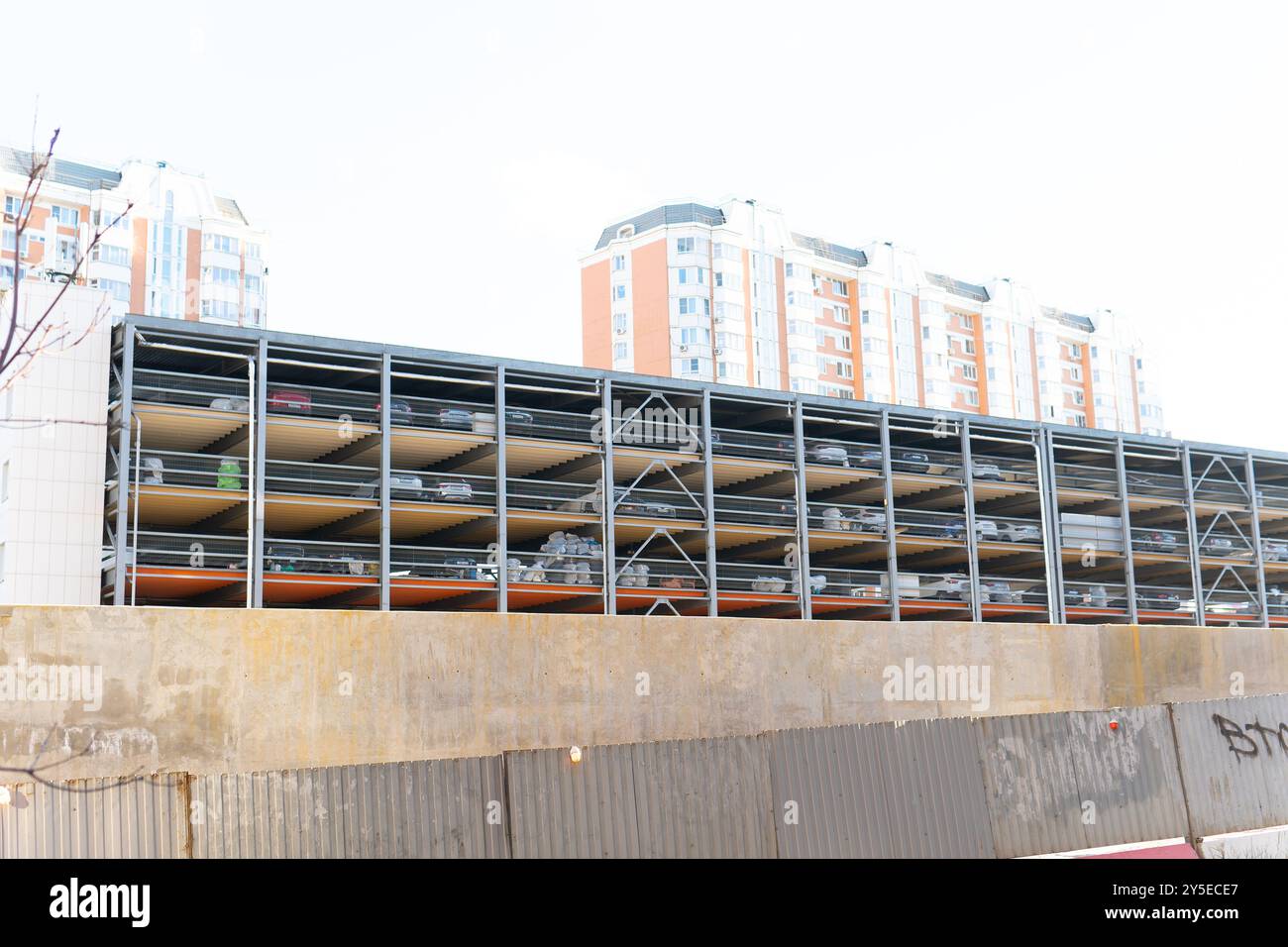 park white parkade modern multi lot parking ramp garage architecture ...
