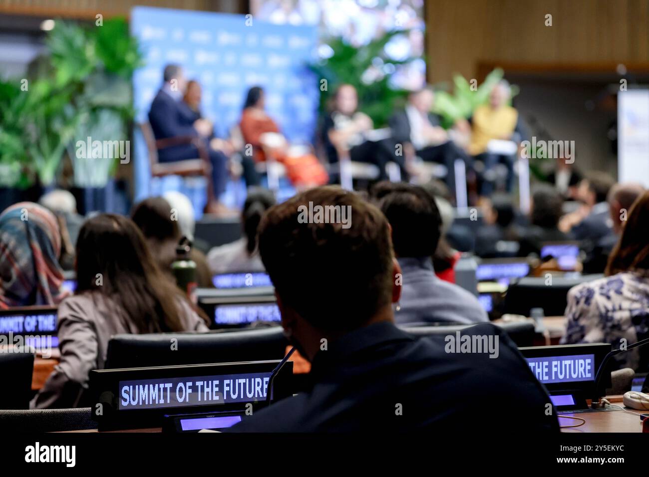 New York, New York, USA. 21st Sep, 2024. Summit of the future action ...