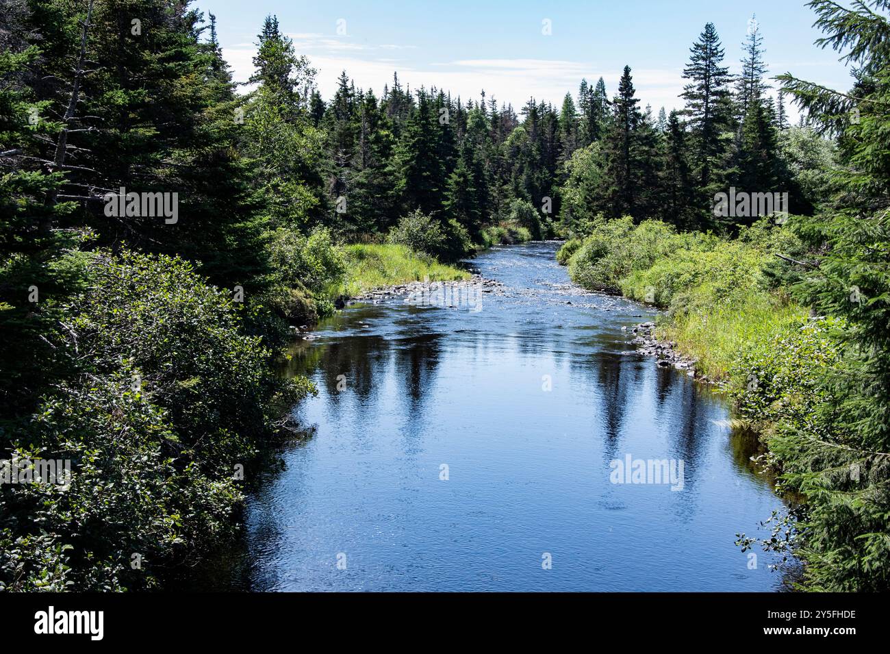 Back River at Connie's Corner on NL 90 in Mount Carmel-Mitchell's Brook ...
