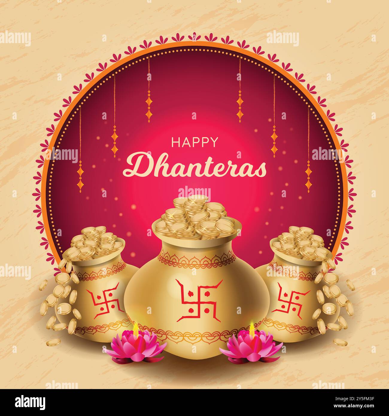 Post card diwali festival Stock Vector Images Alamy