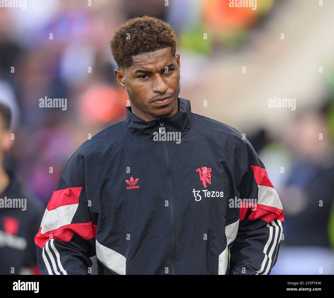 London, UK. 21st Sep, 2024 - Crystal Palace v Manchester United - Premier League - Selhurst Park.                                                       Marcus Rashford was dropped to the substitutes bench by Manchester United Manager Erik ten Hag.                                                        Picture Credit: Mark Pain / Alamy Live News Stock Photo