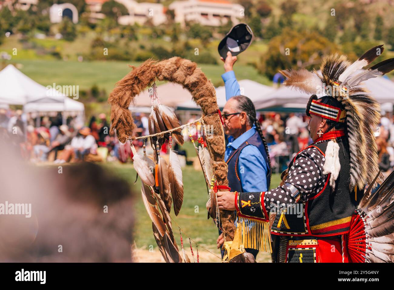 Malibu, California. April 6, 2024. Chumash Day Pow Wow and Intertribal