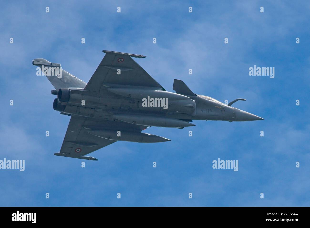 French Air Force Rafale heading to Exercise Pitch Black in Darwin Australia. Stock Photo