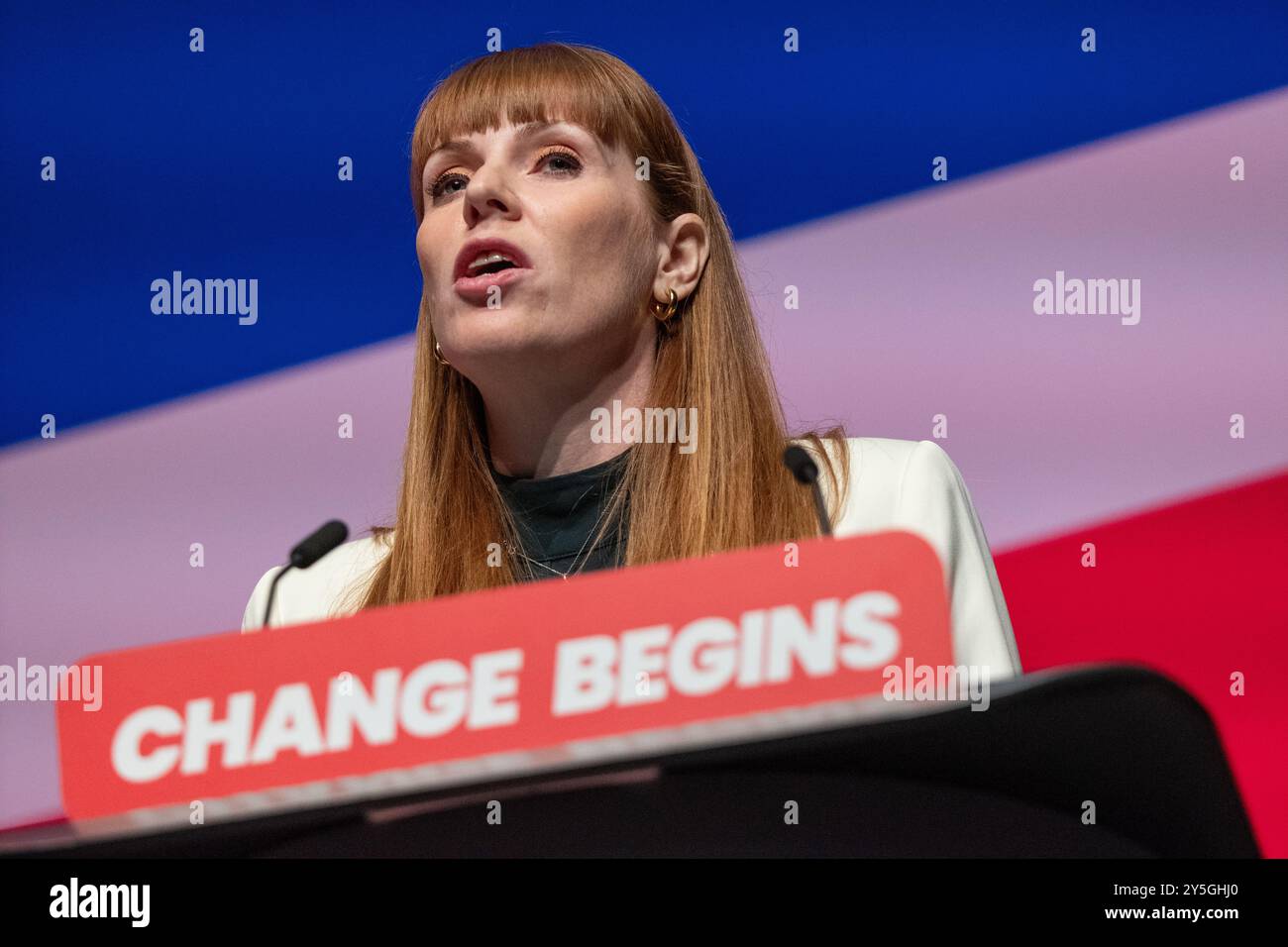 Liverpool UK 22nd Sep 2024 Angela Rayner Deputy Prime Minister 