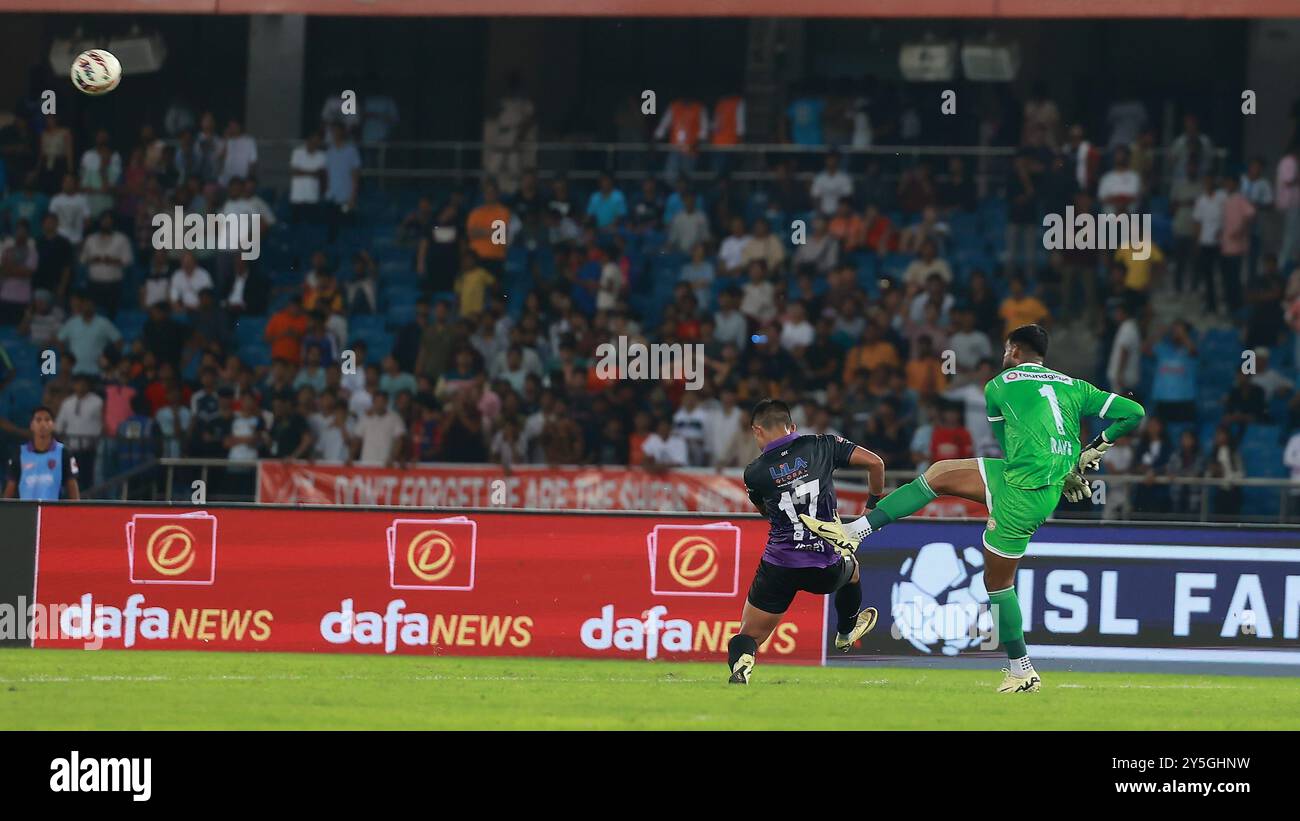 New Delhi, Delhi, India. 20th Sep, 2024. Ravi Kumar of Punjab FC during ...