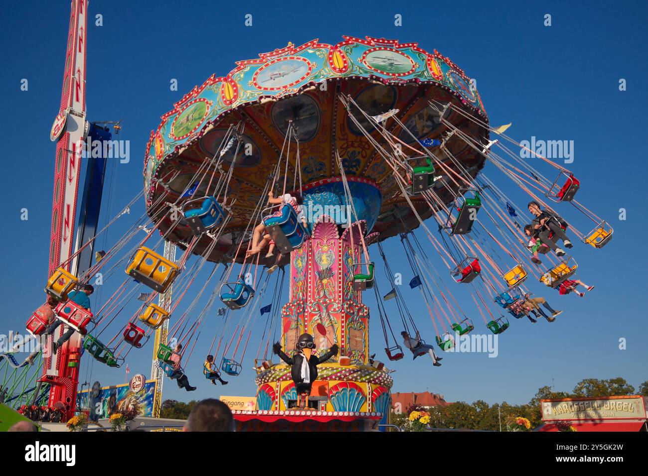 20240921, Oktoberfest 2024, Theresienwiese Muenchen, im Bild Karussell