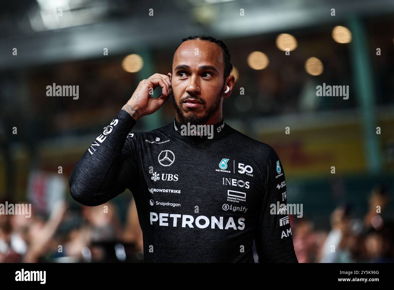 Paddock Pass Officiel Mercedes F1 - Grand Prix De Singapour 2016, Lewis Hamilton, Pièce Rare De Collection