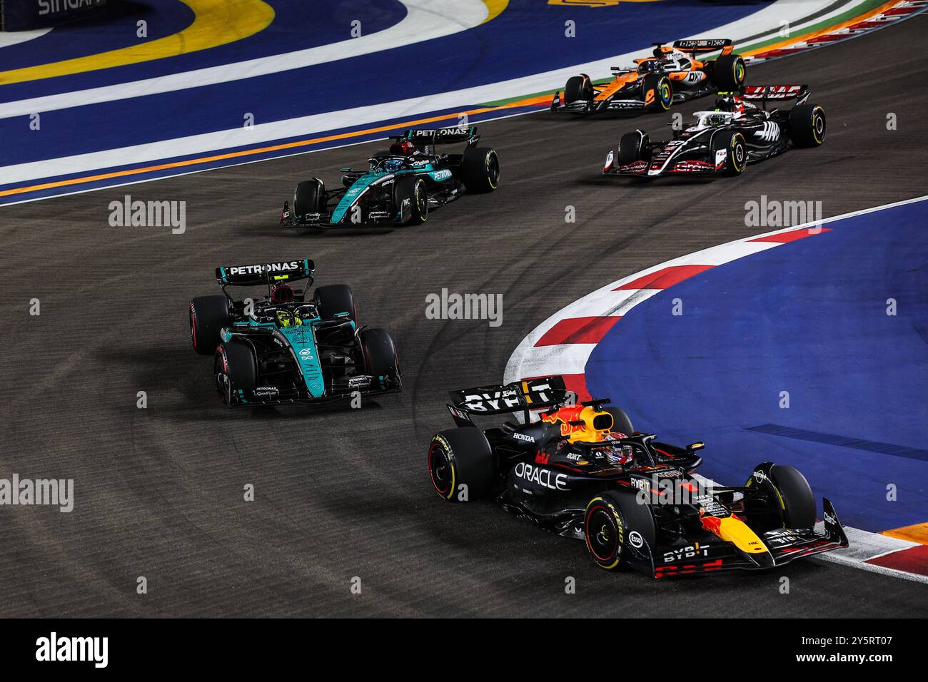 start of the race, depart, 01 VERSTAPPEN Max (nld), Red Bull Racing ...