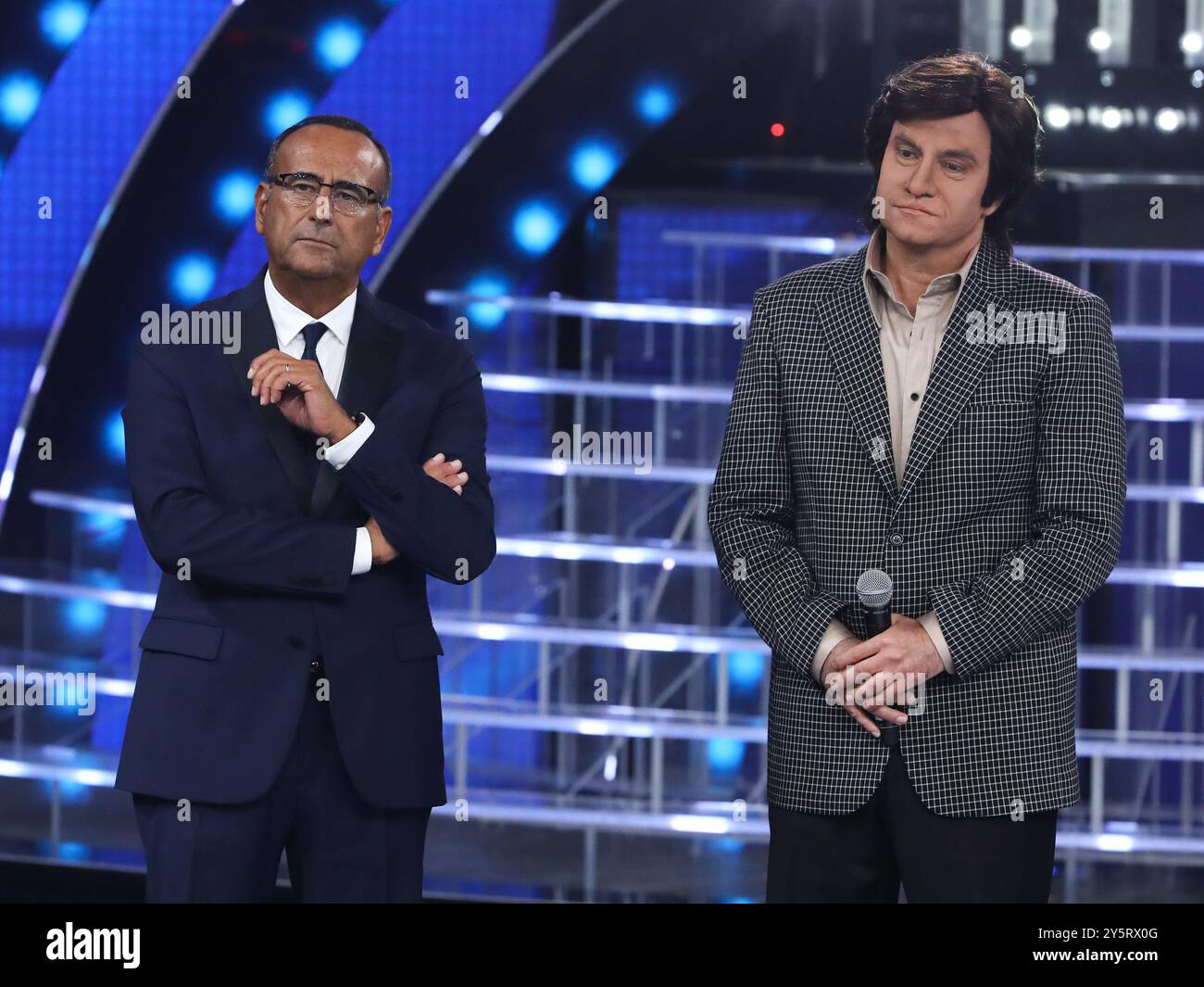 Rome, Rai studios ex Dear, TV show &amp;quot;Tale e Quale Show&amp;quot;. In the photo ...