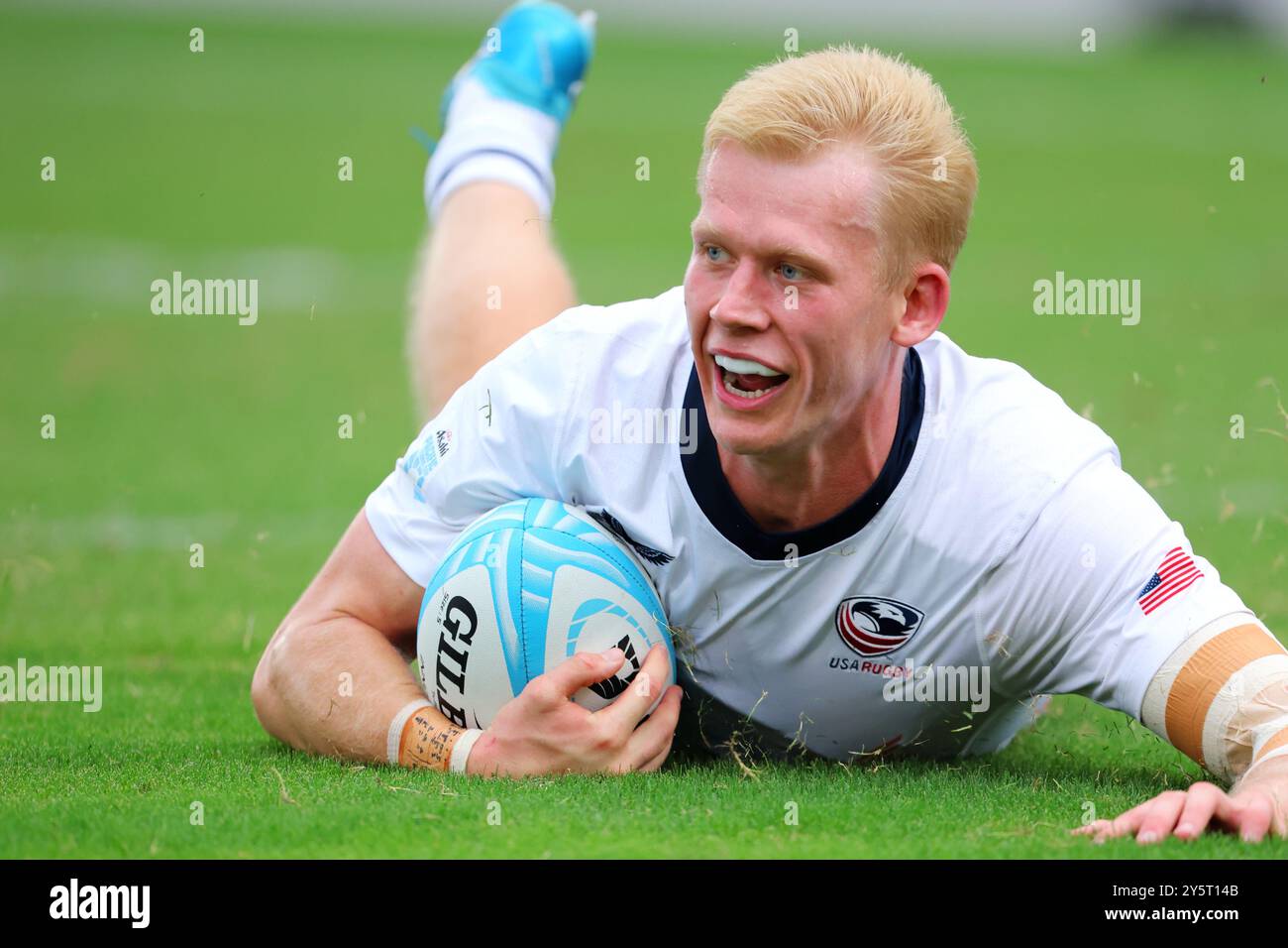 Osaka, Japan. 21st Sep, 2024. Toby Fricker (USA) Rugby : 2024 World ...