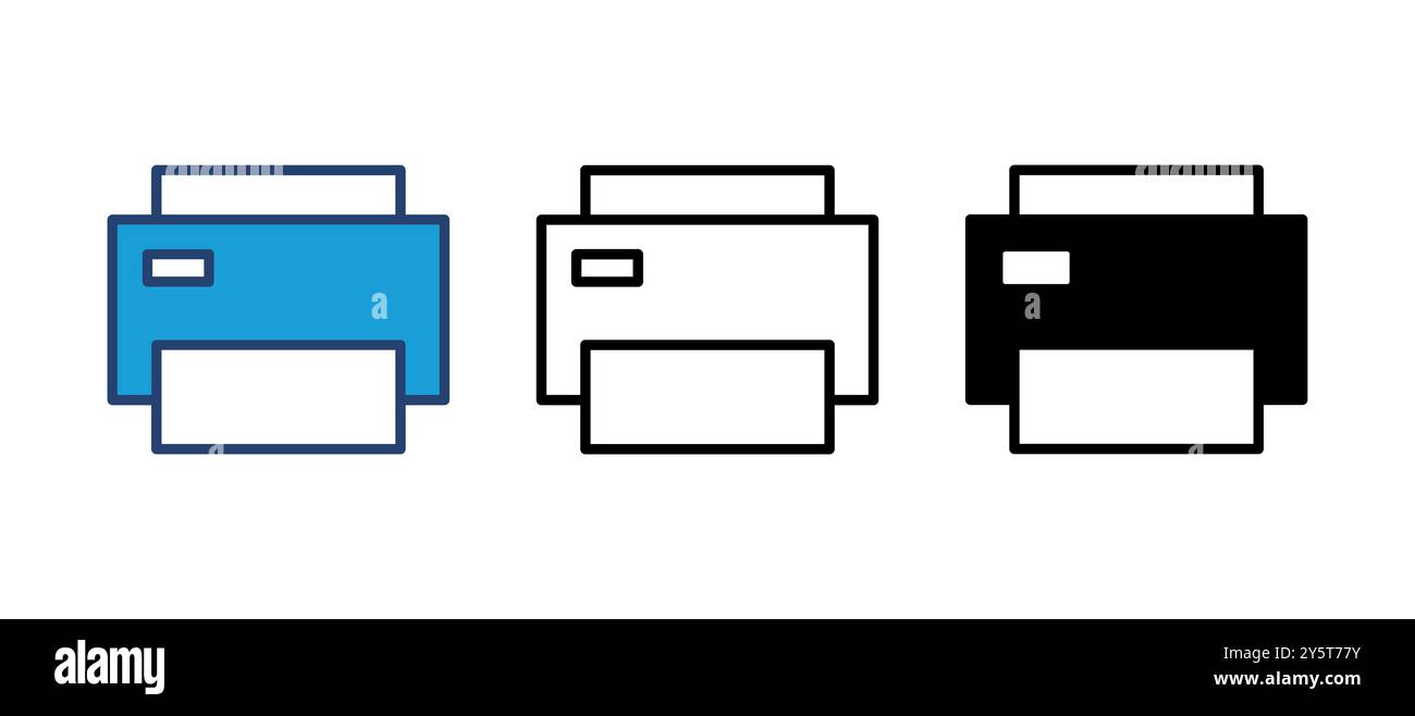 Print icon vector. printer icon vector Stock Vector Image & Art - Alamy