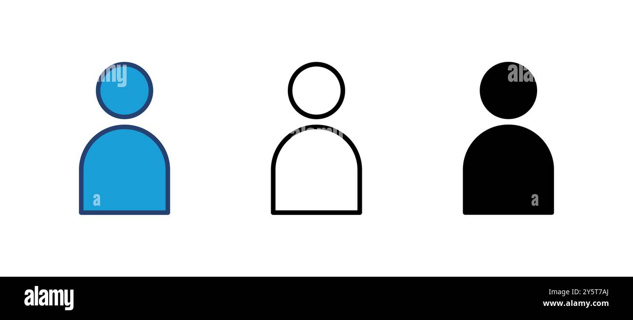 User Icon vector. person sign. people icon. Stock Vector