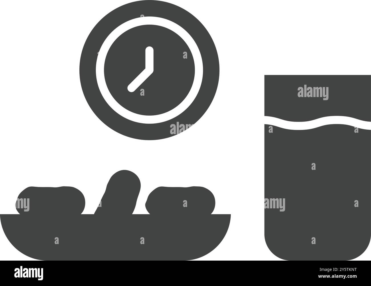 Iftar icon vector image. Suitable for mobile application web application and print media. Stock Vector