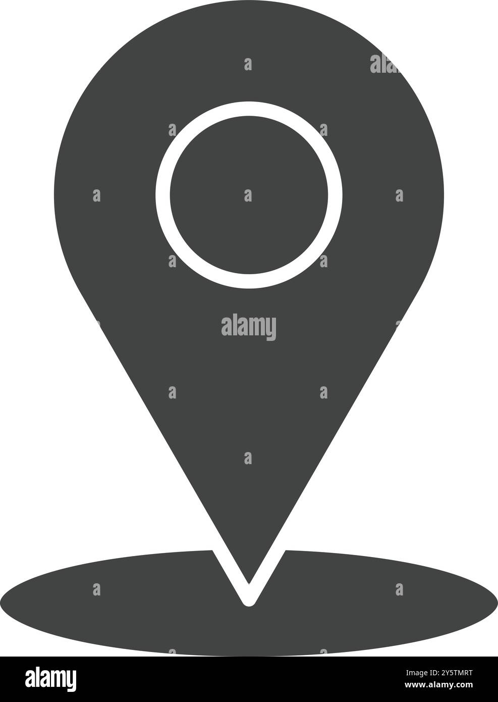 Location icon vector image. Suitable for mobile application web application and print media. Stock Vector