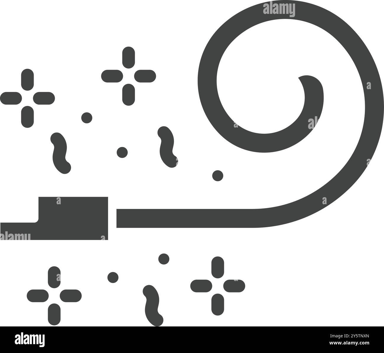 Noisemaker icon vector image. Suitable for mobile application web application and print media. Stock Vector