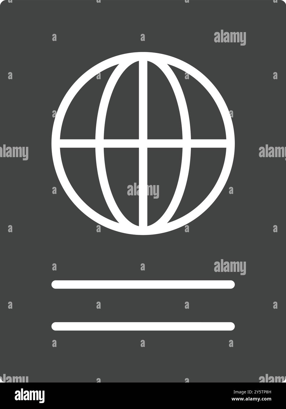 Passport icon vector image. Suitable for mobile application web application and print media. Stock Vector