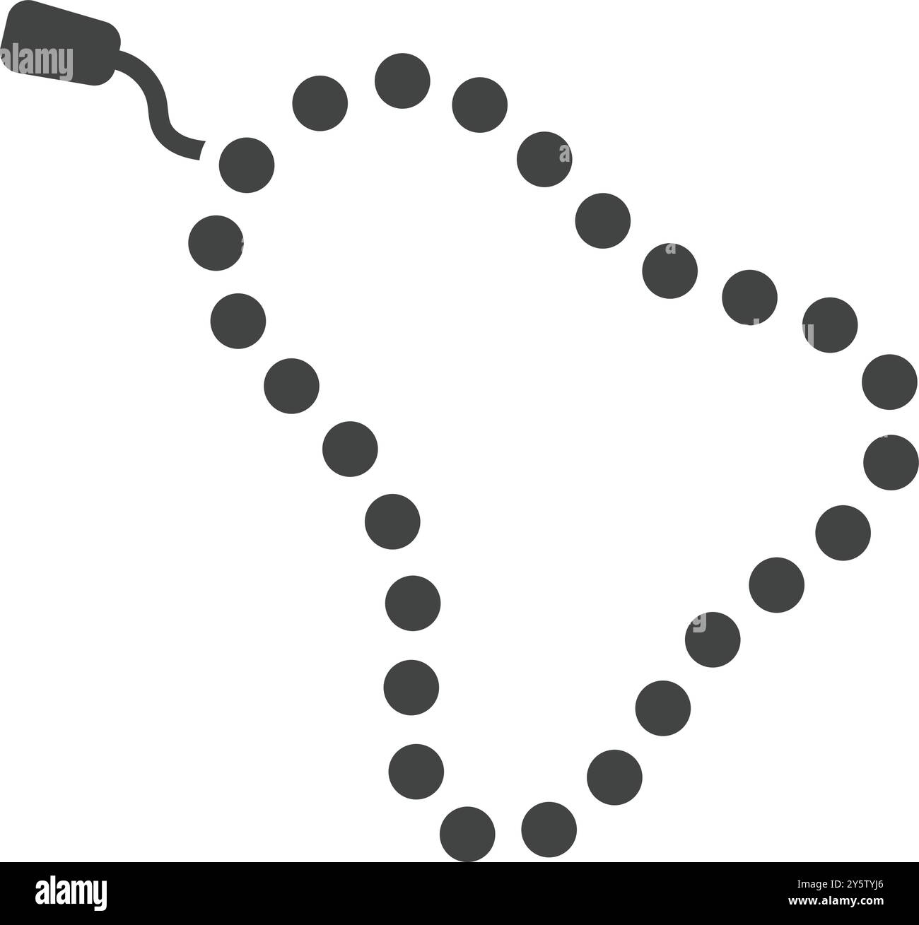 Tasbih icon vector image. Suitable for mobile application web application and print media. Stock Vector