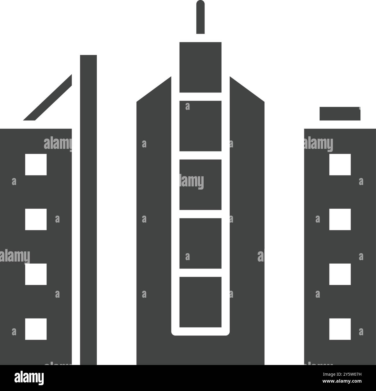 Times Square icon vector image. Suitable for mobile application web application and print media. Stock Vector