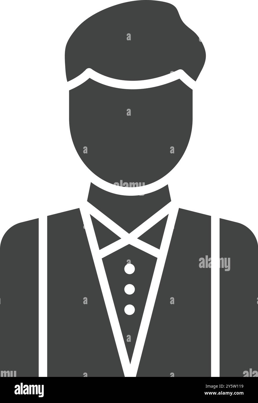 Waiter icon vector image. Suitable for mobile application web ...
