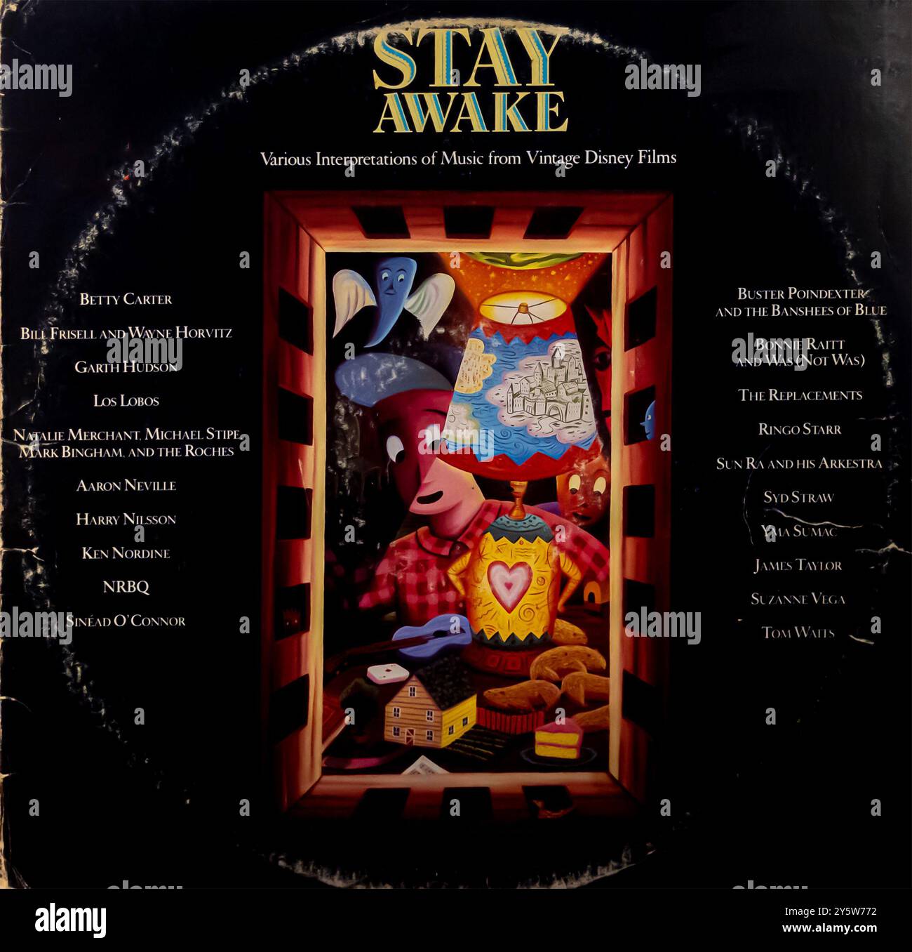Various – Stay Awake (Various Interpretations Of Music From Vintage Disney Films) 	A&M Records - Canada - 1988 Stock Photo