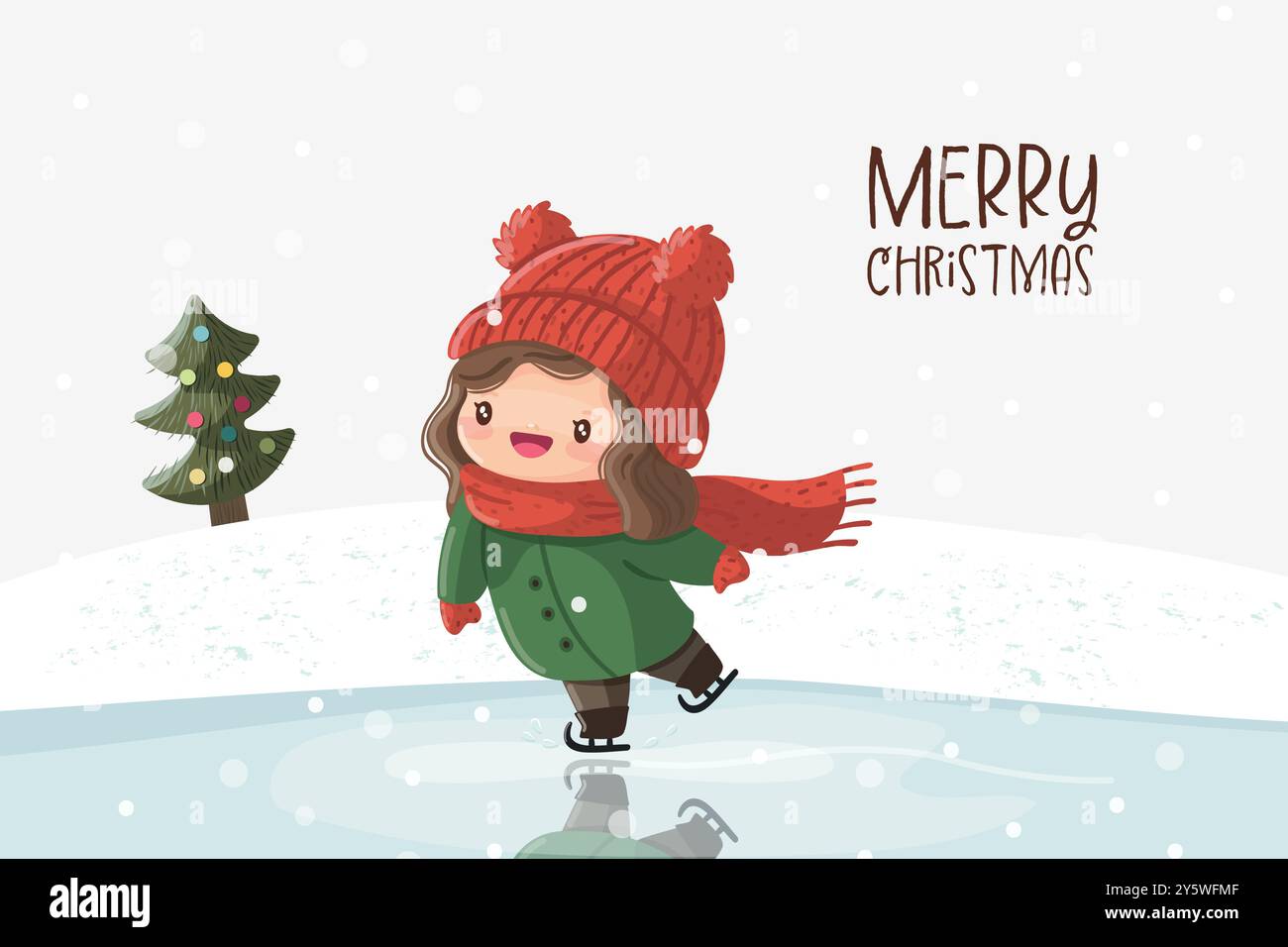 Happy christmas time fun Stock Vector Images - Alamy