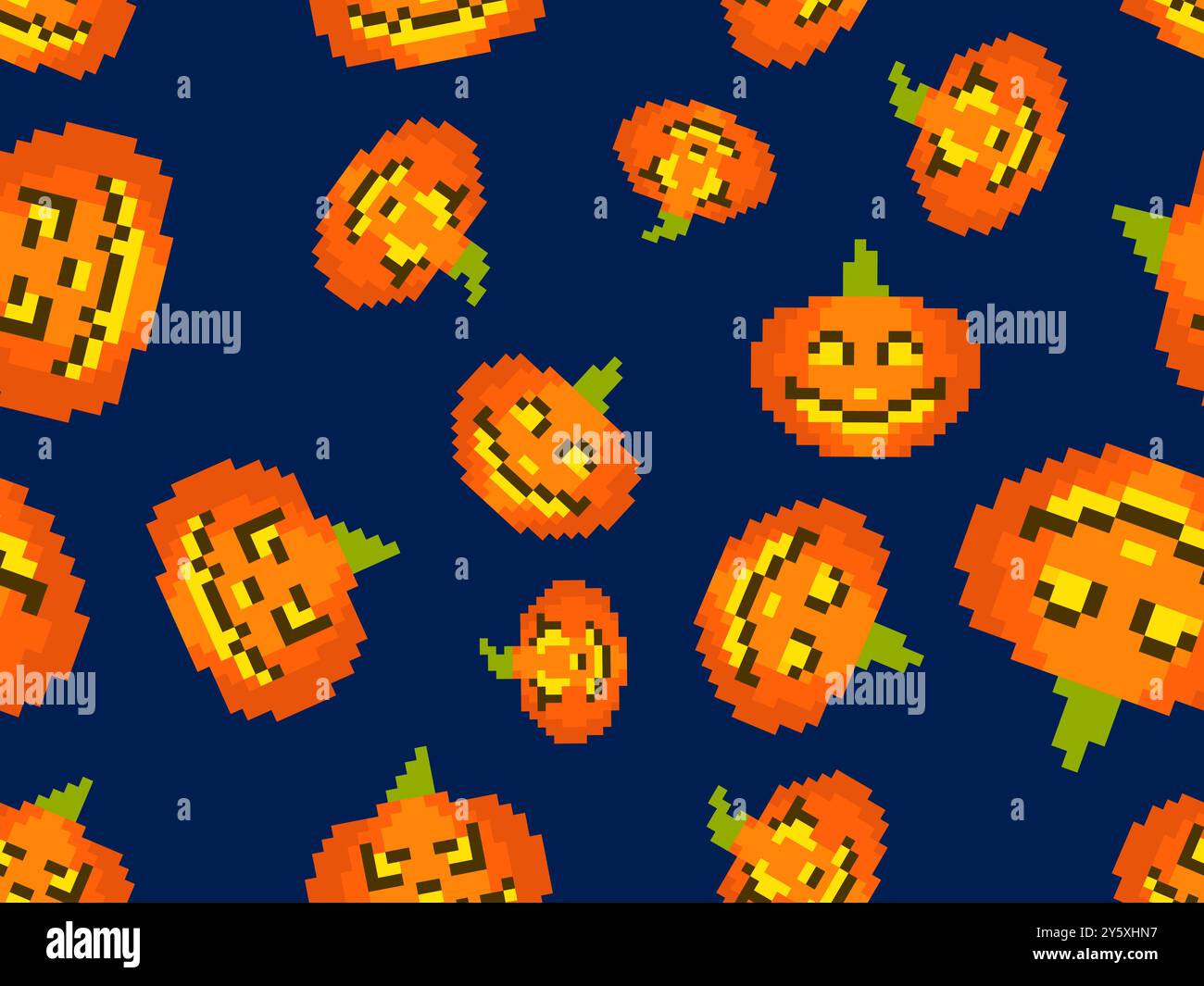 Pixel art style smiley hi-res stock photography and images - Alamy