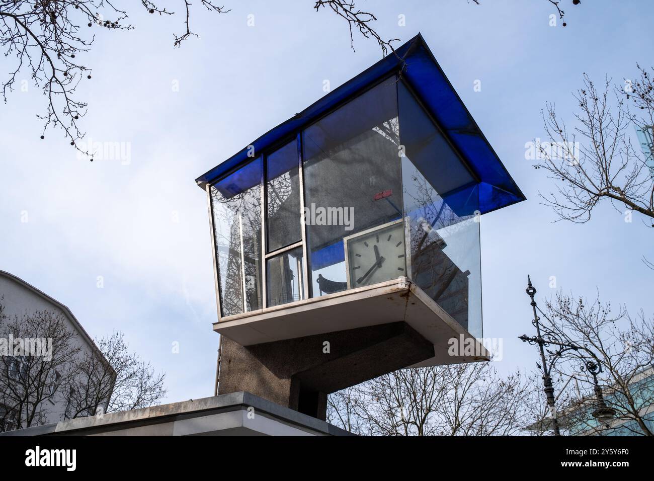 Verkehrskanzel Traffic Tower in Berlin Germany Stock Photo - Alamy