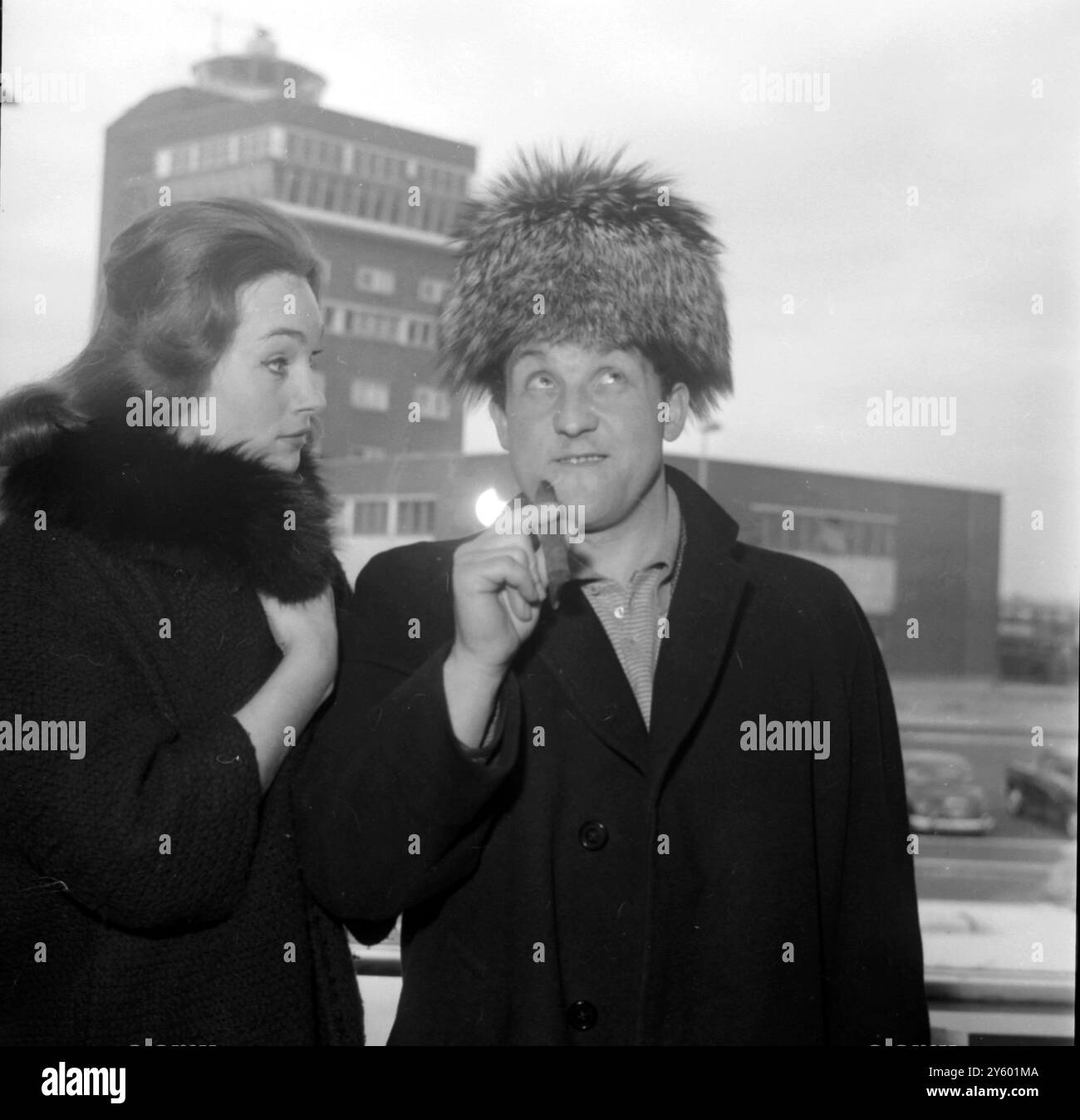 ACTRESS SHIRLEY ANN FIELD WITH ACTOR NORMAN ROSSINGTON / 23 MARCH 1961 ...