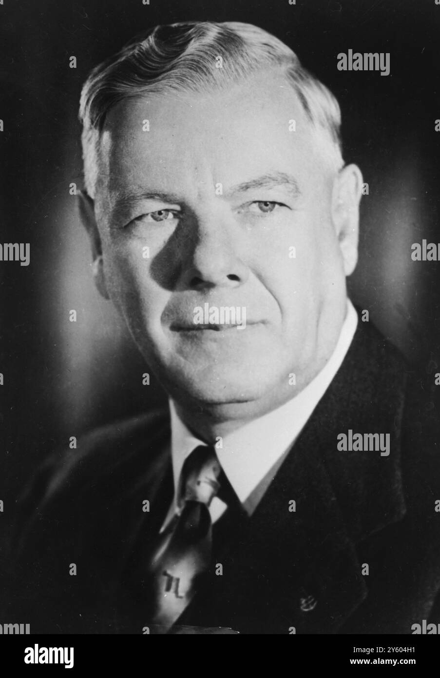 PORTRAIT OF SOUTH AFRICAN PRIME MINISTER HENDRIK VERWOERD  5 MARCH 1961 Stock Photo