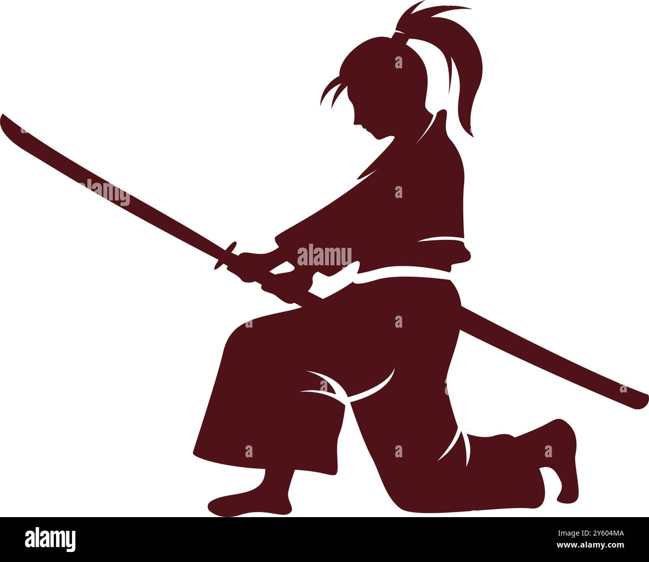 Samurai logo icon design template Stock Vector Image & Art - Alamy