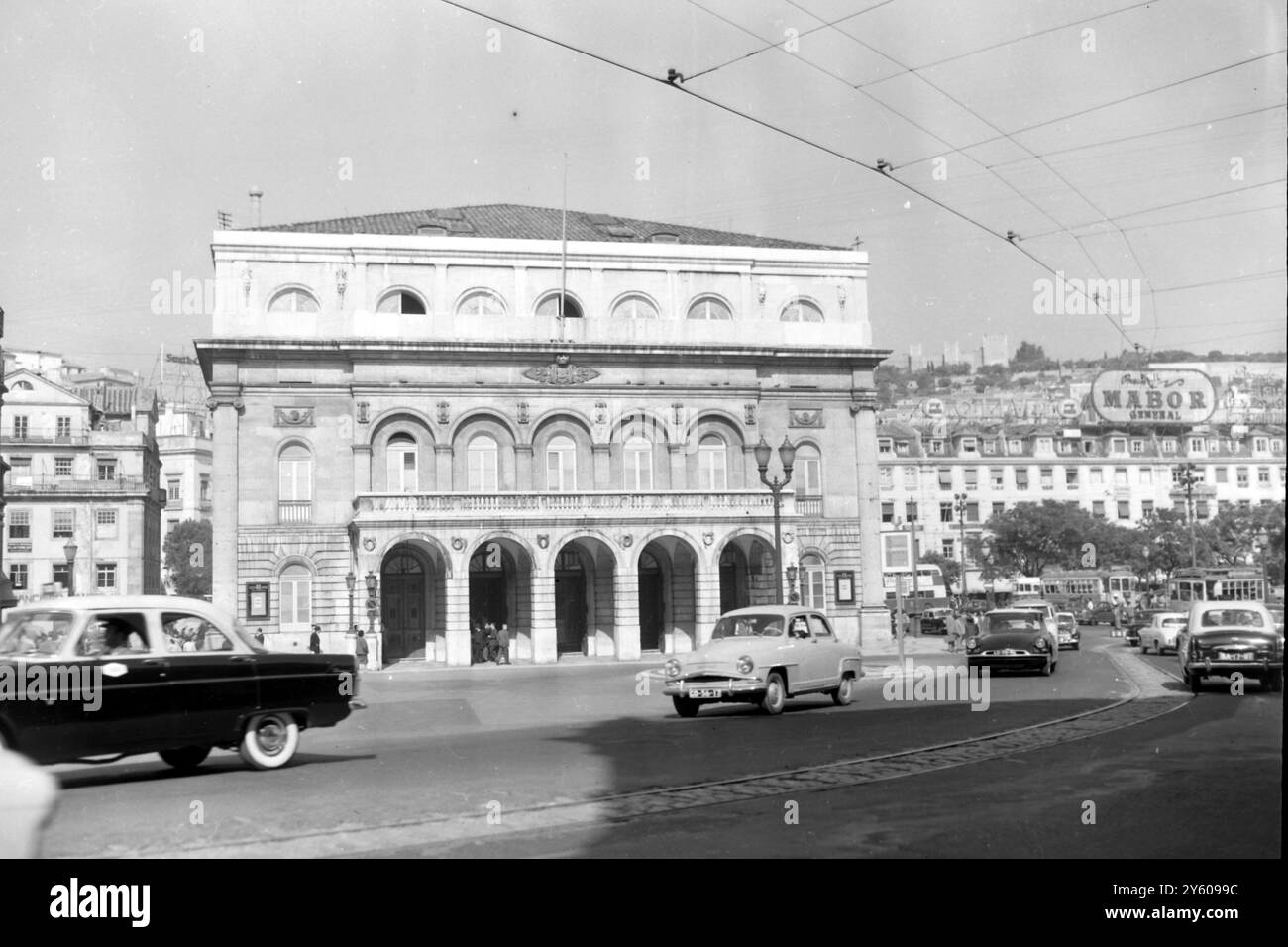 NATIONAL OPERA HOUSE-  CITY OF LISBON, PORTUGAL 2 FEBRUARY 1961 Stock Photo