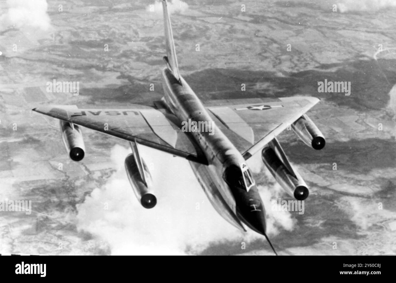 Us Airforce Convair B58 Hustler Bomber 15 January 1961 Stock Photo Alamy