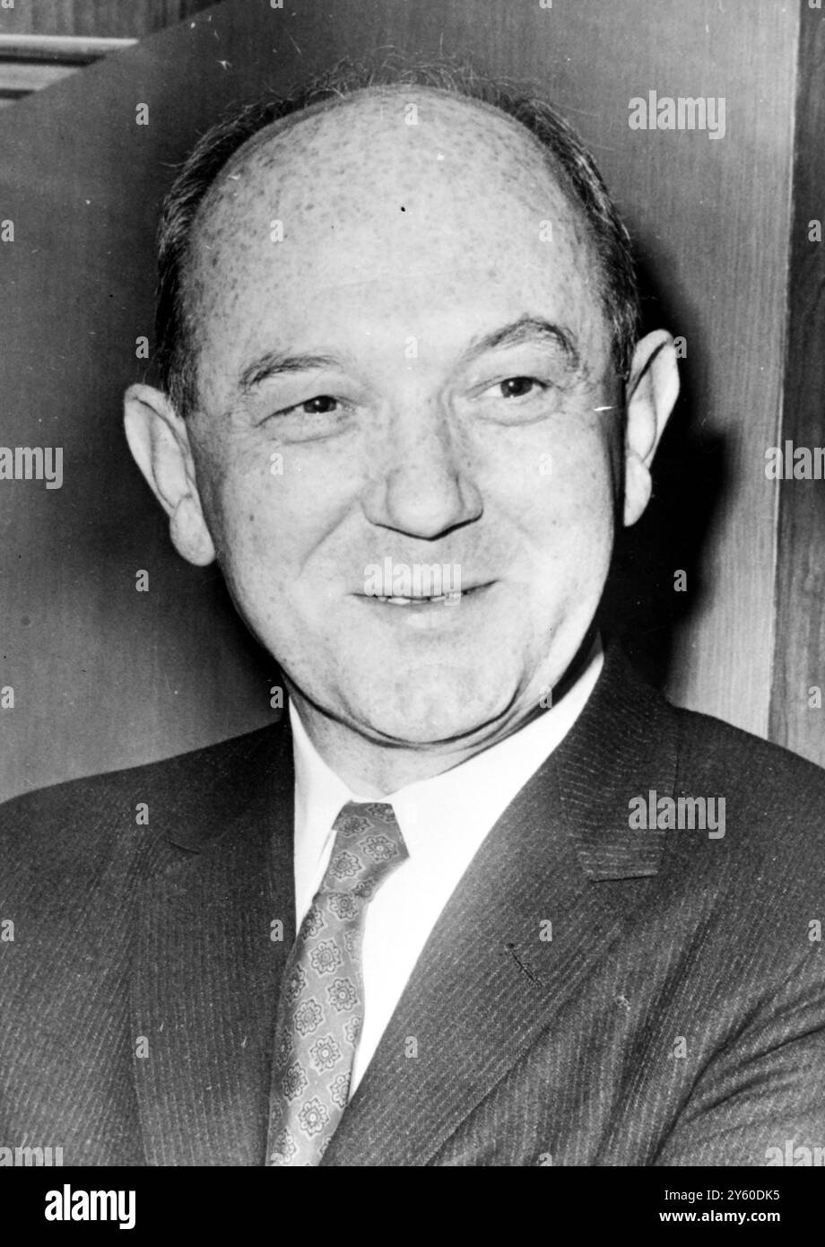 DEAN RUSK - SECRETARY OF STATE IN KENNEDY'S CABINET 5 JANUARY 1961 ...