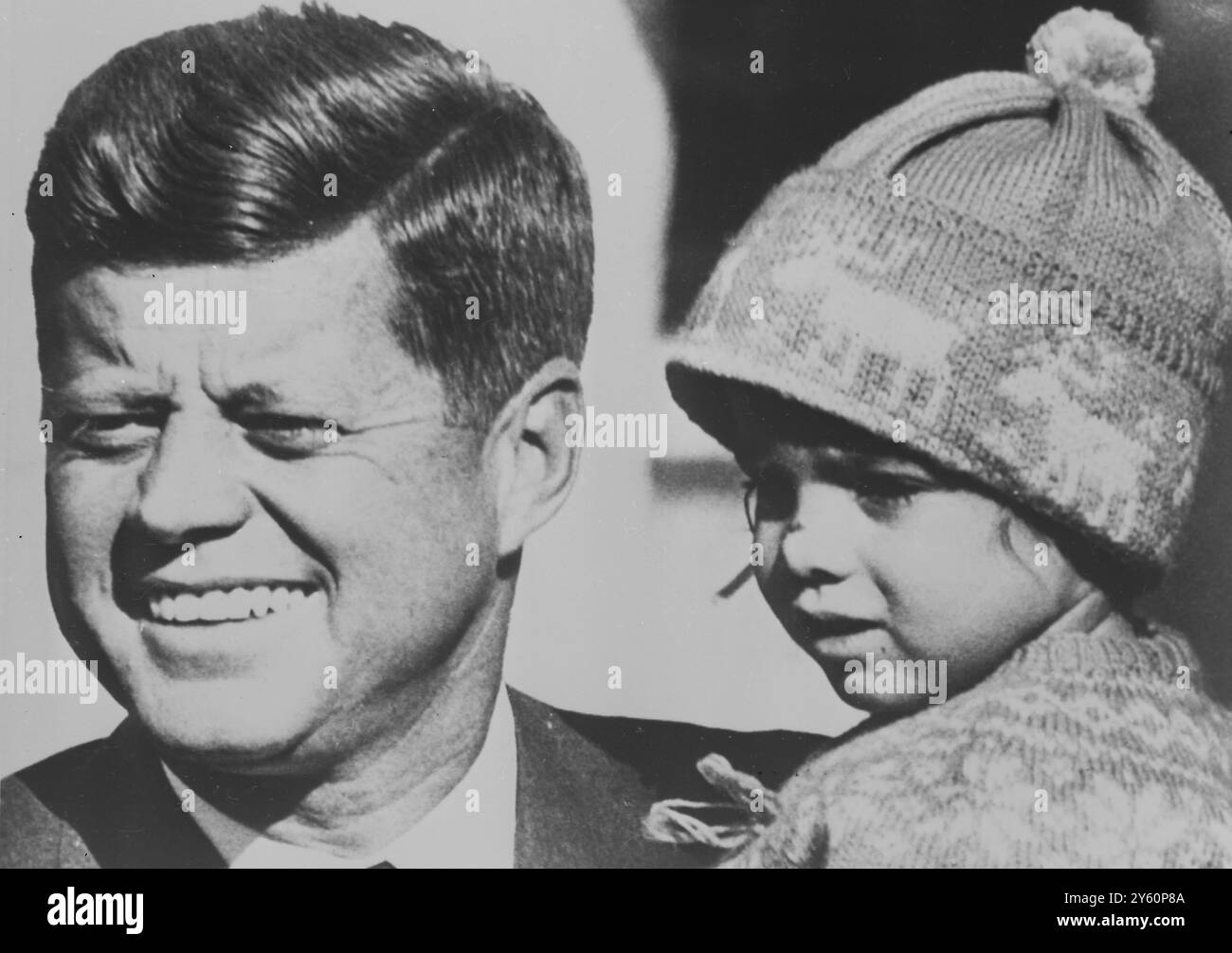 JOHN F KENNEDY DAUGHTER CAROLINE / 9 NOVEMBER 1960 Stock Photo - Alamy
