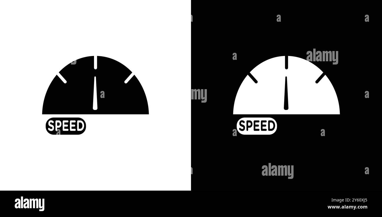 Car speedometer icon vector logo set collection or bundle pack group ...