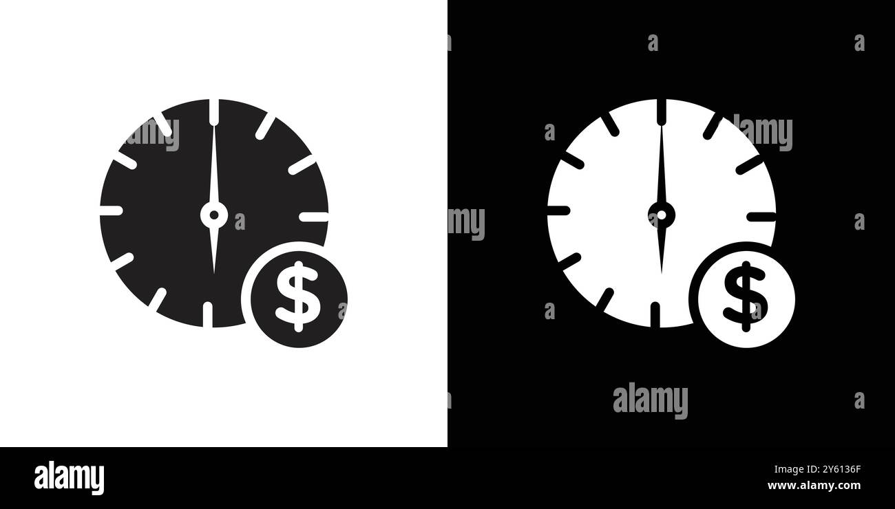Annuity due icon vector logo set collection or bundle pack group Stock Vector