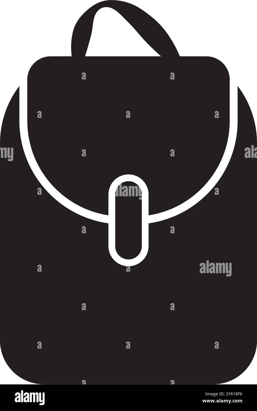 backpack icon vector illustration logo design Stock Vector